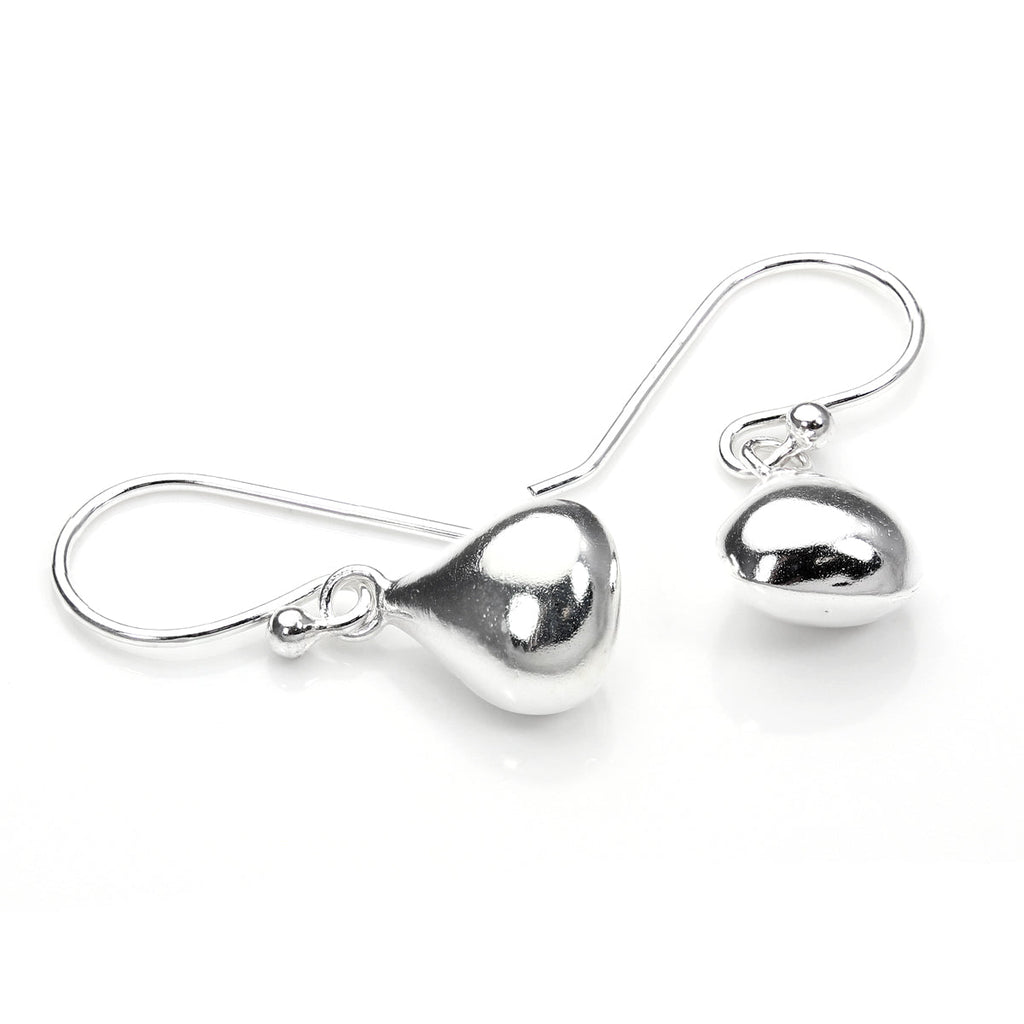 Sterling Silver Pear Drop Earrings