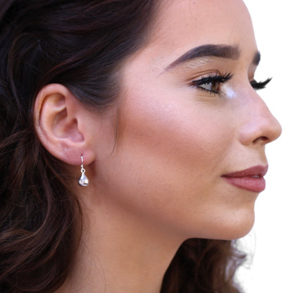 Sterling Silver Pear Drop Earrings