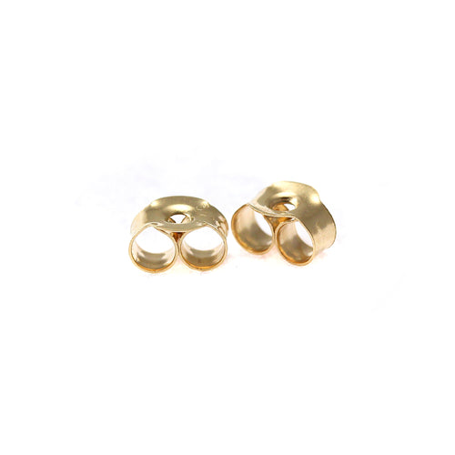 9ct Gold Butterfly Backs Scrolls for Stud Earrings 3mm 4mm 5mm