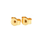 9ct Gold Butterfly Backs Scrolls for Stud Earrings 3mm 4mm 5mm