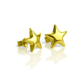 9ct Gold Star Stud Earrings