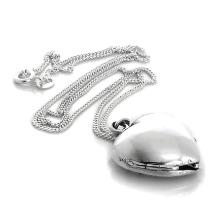 Sterling Silver Angel Winged Locket Necklace on Chain