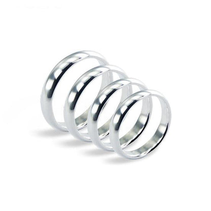 Sterling Silver 4mm Handcrafted Wedding Band