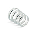 Sterling Silver 5mm Round Wedding Band
