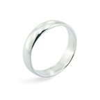 Sterling Silver 5mm Round Wedding Band