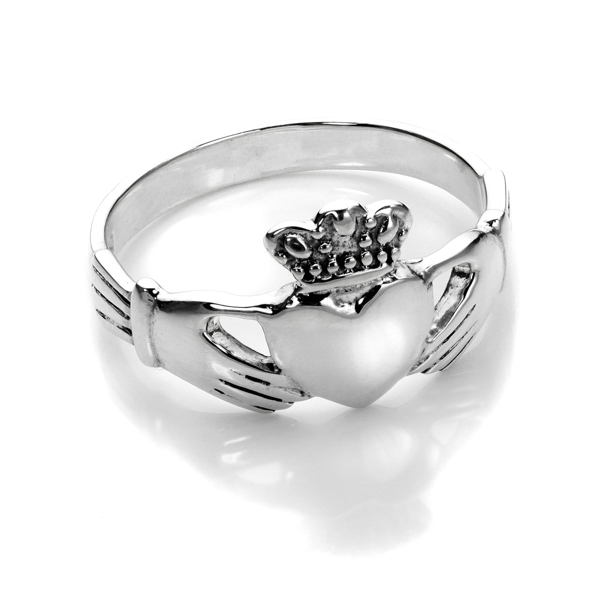 Sterling Silber Claddagh Ring
