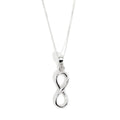 Sterling Silver Infinity Pendant Necklace