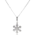 Sterling Silver Christmas Snowflake Pendant