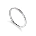 Plain Sterling Silver 1.5mm Stacking Ring Size I-U