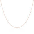 Light 9ct Rose Gold Belcher Chain 16 - 20 Inches