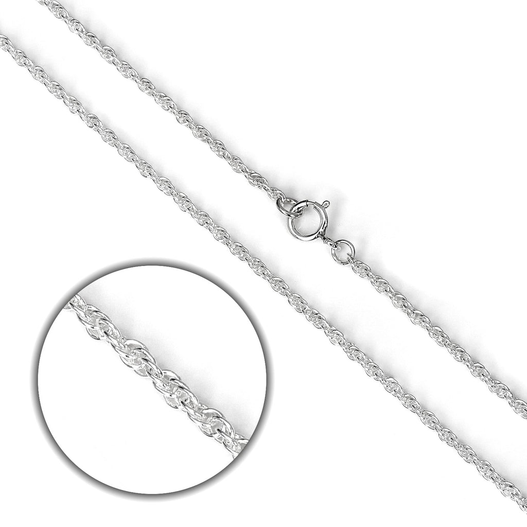 Sterling Silver Prince of Wales Chain 16 -24 Inches