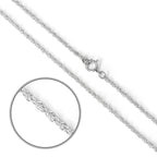 Sterling Silver Prince of Wales Chain 16 -24 Inches