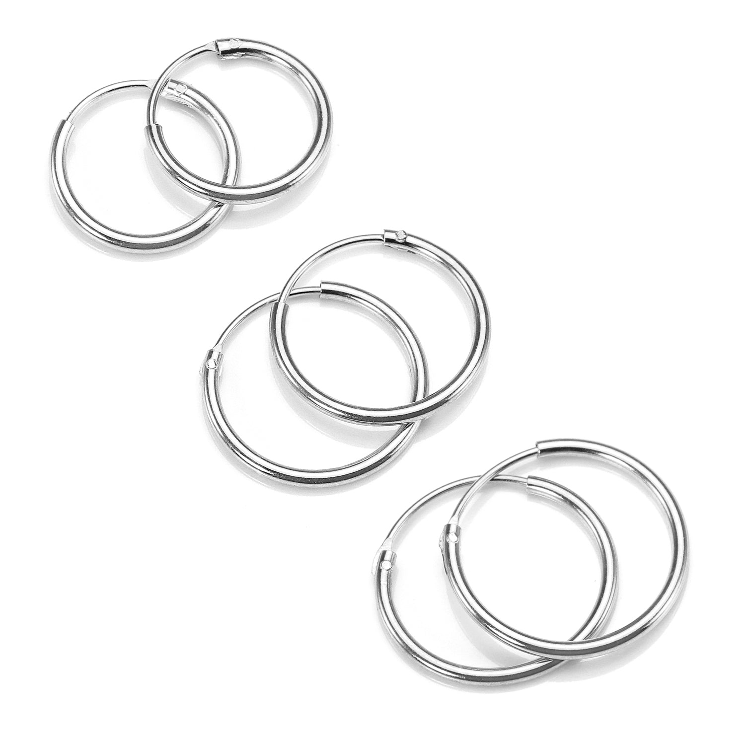 Sterling Silver Hoop Earrings