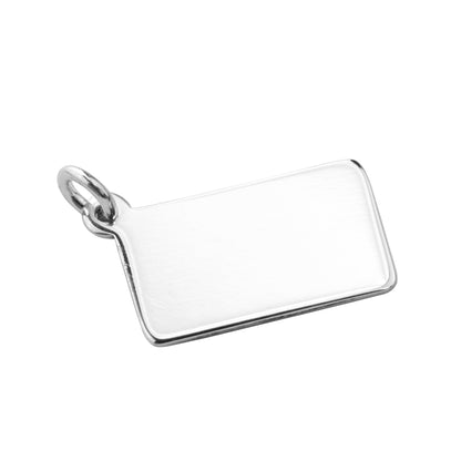 Personalised Sterling Silver Classic Biscuit Charm