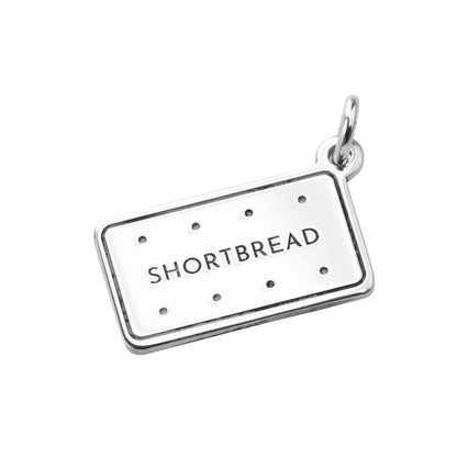 Personalised Sterling Silver Classic Biscuit Charm