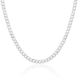 Sterling Silver Curb Chain & Bracelet
