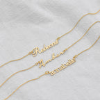 Personalised Sterling Silver Name Necklace