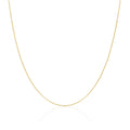 9ct Gold Lightweight Diamond Cut Belcher Chain 16 - 20 Inches