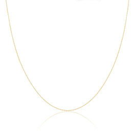 9ct Gold Rope Chain 16 - 18 Inches