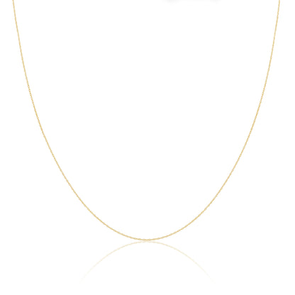 9ct Gold Rope Chain 16 - 18 Inches