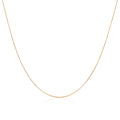 9ct Gold Diamond Cut 1mm Snake Chain 16 - 18 Inches