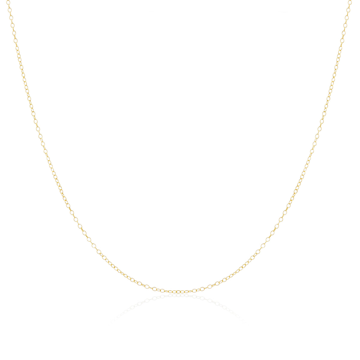 9ct Gold Trace Chain 16 - 18 Inches