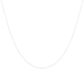 9ct White Gold Trace Chain 22 Inches
