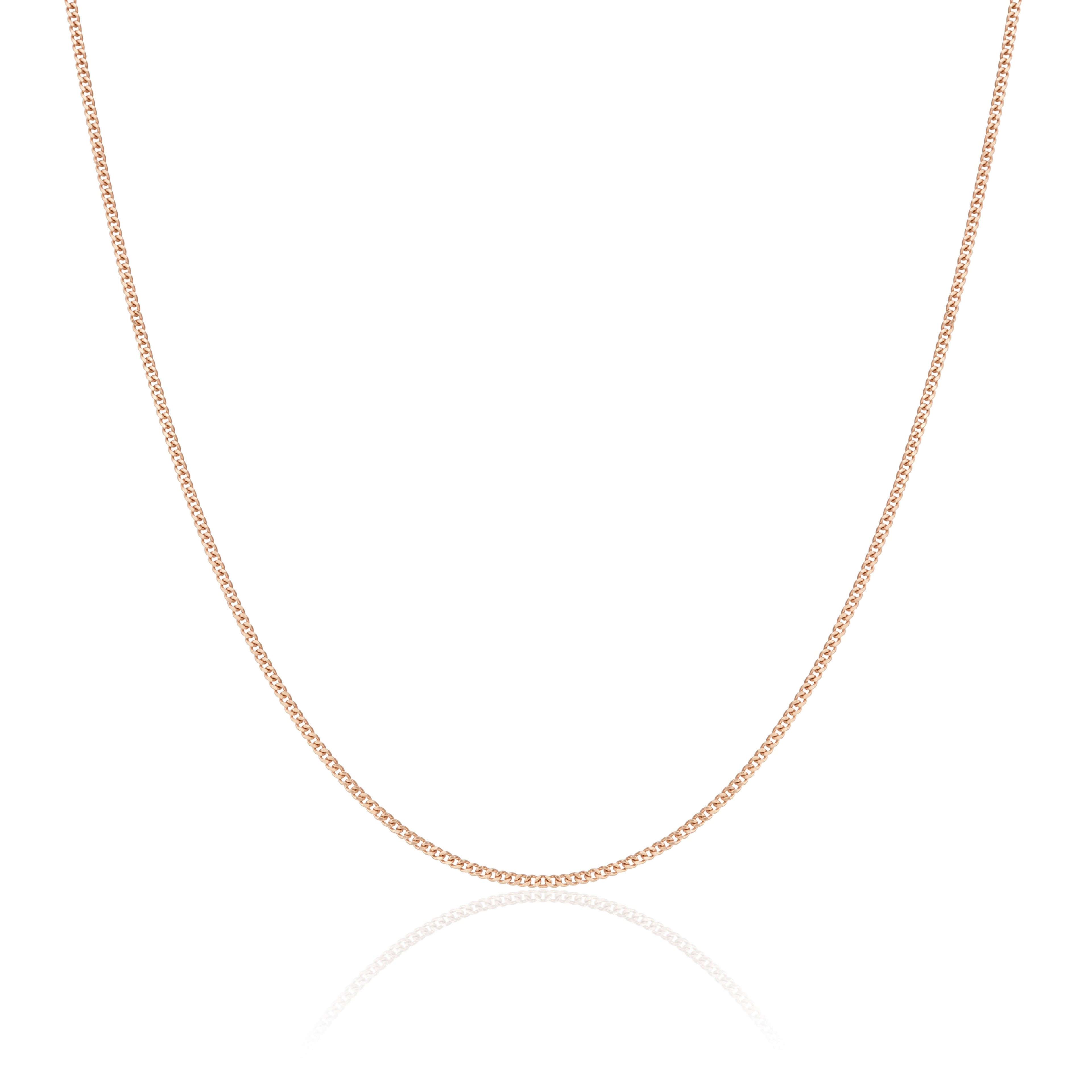 9ct Yellow Gold Convertible Diamond Cut Curb Chain