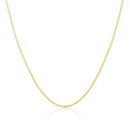9ct Yellow Gold Diamond Cut Curb Chain 20 Inches