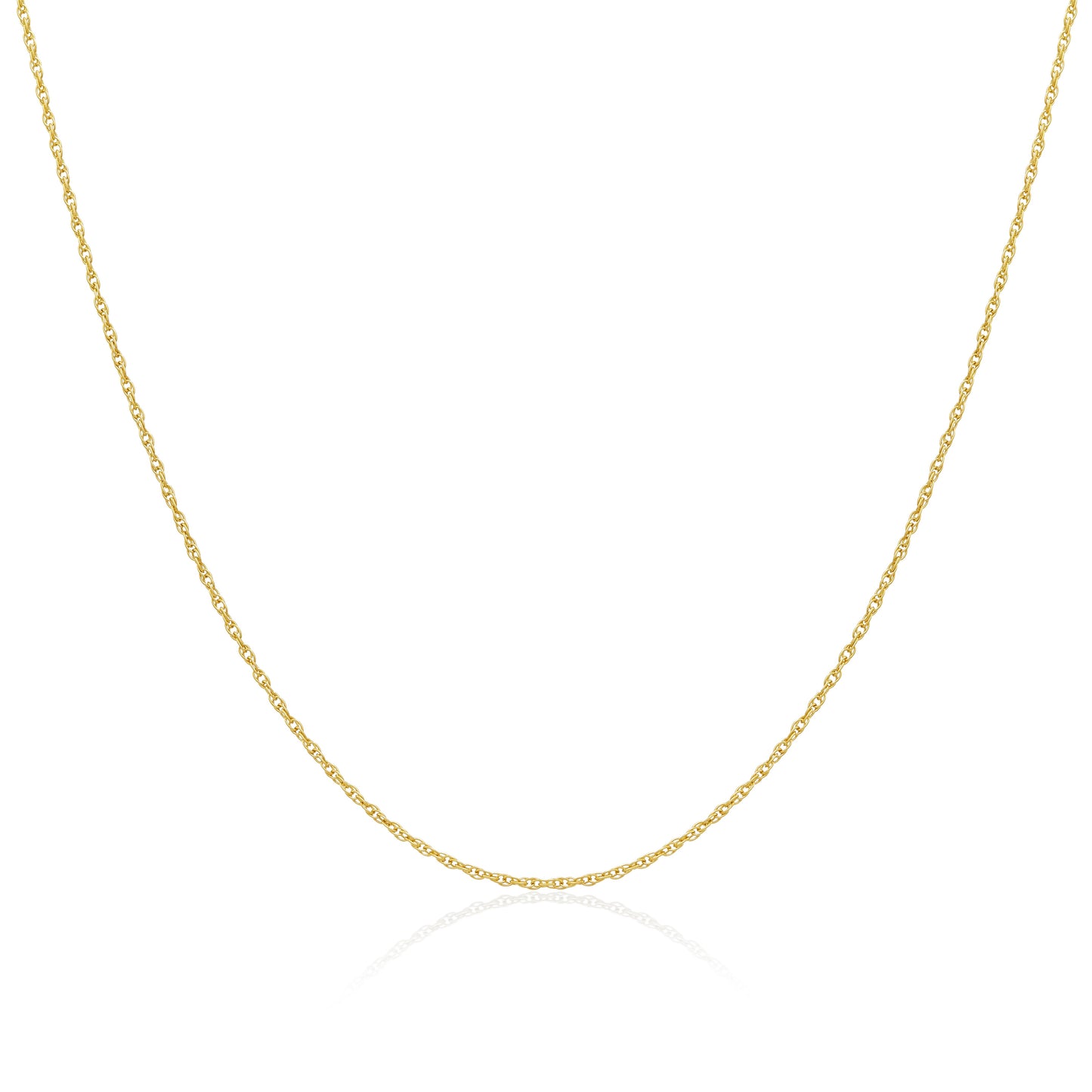 9ct Yellow Gold Prince of Wales Chain 16 - 18 Inches