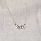 Personalised Sterling Silver Angel Number Necklace