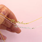 Personalised Sterling Silver Name Necklace